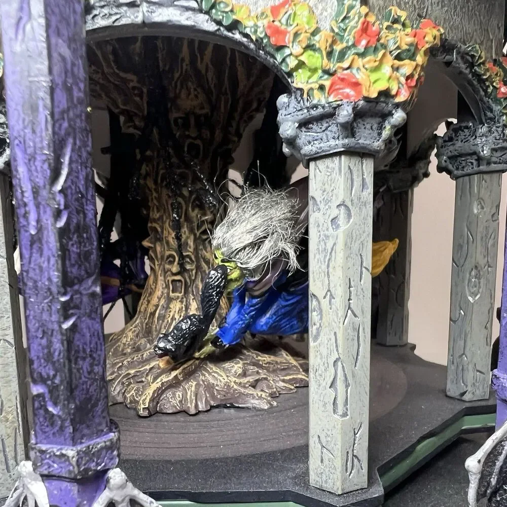 WORKING Dept. 56 Halloween 2002 Ghostly Carousel #56.55317 Spins Lights Sounds